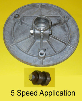 As installed in Pulley - 5 Speed Traction Drive